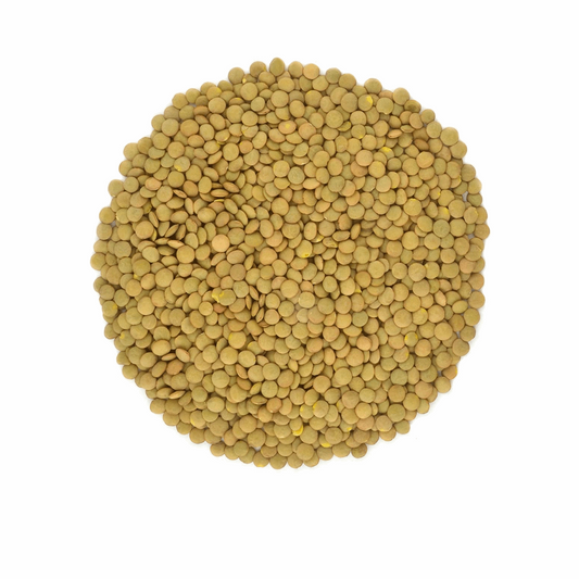 Green Lentils sold by The Eco Basket, Ireland's largest wholefoods supplier, in the UK and Ireland.