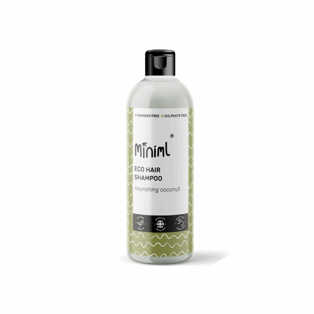 Hair Shampoo - Nourishing Coconut 500ML Bottle - The Eco Basket