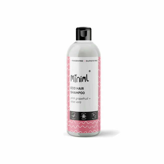 Hair Shampoo - Pink Grapefruit & Aloe Vera 500ML Bottle - The Eco Basket