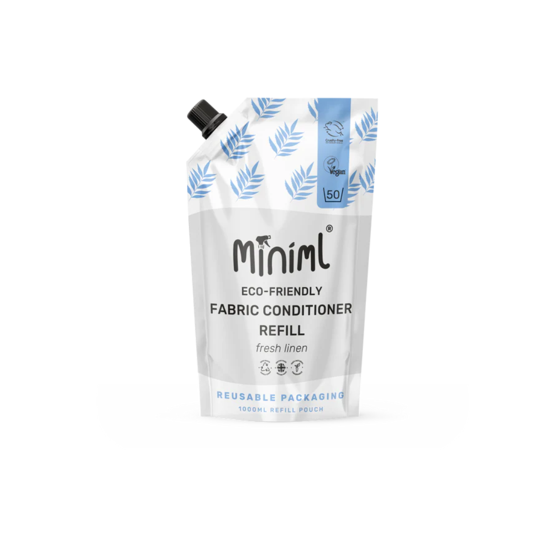 Miniml Fabric Conditioner Fresh Linen Refill available at The Eco Basket