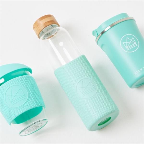 Reusable Glass Water Bottle- Free Spirit-  550Ml - The Eco Basket