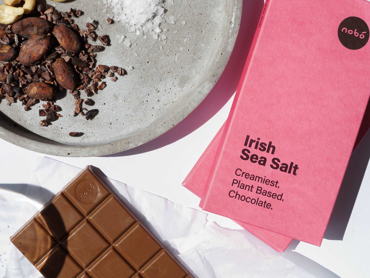 Nobo Irish Sea Salt Classic Vegan Chocolate 80g