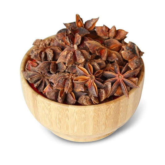 Star Anise Whole sold by The Eco Basket, Ireland's largest wholefoods supplier, in the UK and Ireland.