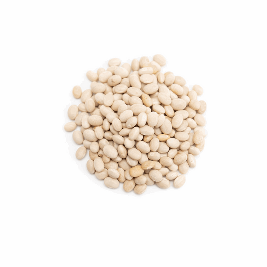 White Haricot Beans sold by The Eco Basket, Ireland's largest wholefoods supplier, in the UK and Ireland.